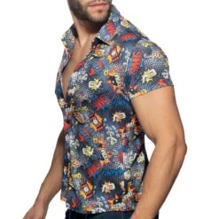 Chemisette Comic Microfibre Bleu Marine