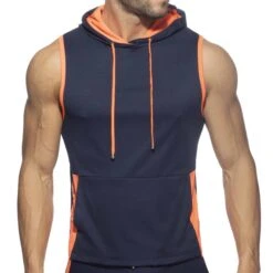 Débardeur à Capuche AD Bleu Marine