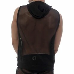 Débardeur Capuche Pride Mesh Noir
