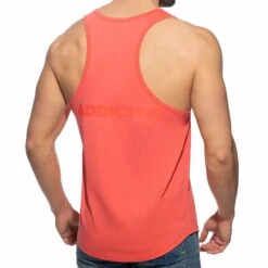 Débardeur Col U Coton Corail