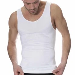 Débardeur Compression Modérée Blanc