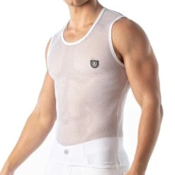 Débardeur Mesh Blanc