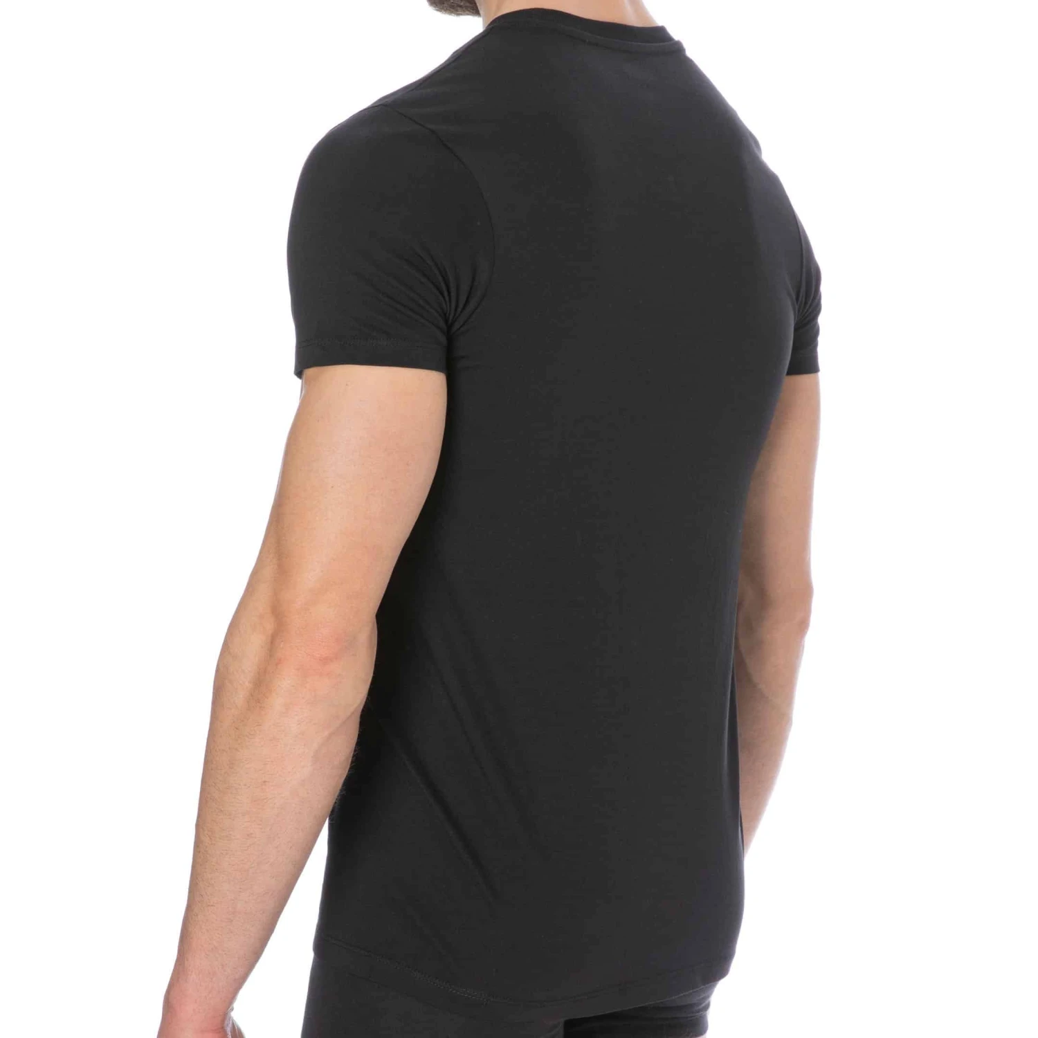 Lot De 2 T-Shirts Pur Coton Noirs â Image 3