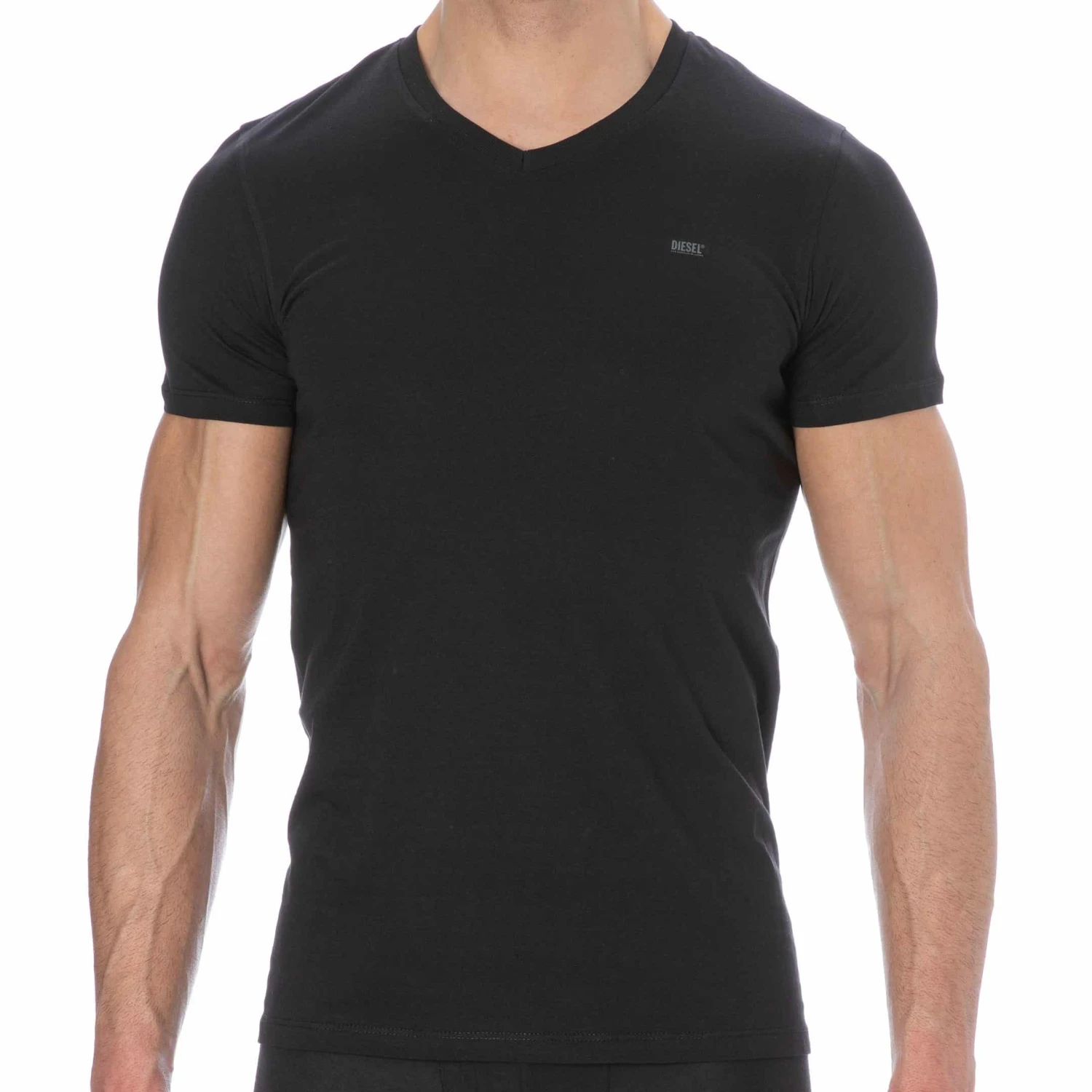 Lot De 2 T-Shirts Pur Coton Noirs