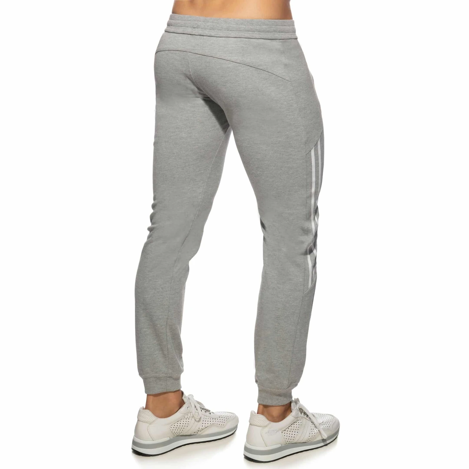 Pantalon Jogging Double Zip Gris ChinĂ© â Image 2