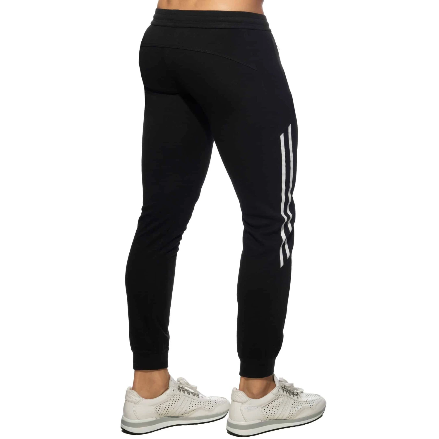 Pantalon Jogging Double Zip Noir â Image 2