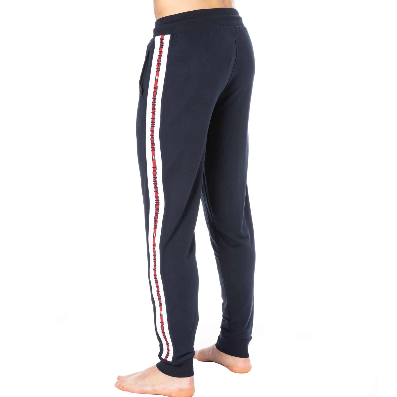 Pantalon Jogging Logo Tape Bleu Marine â Image 2