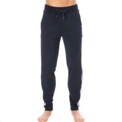 Pantalon Jogging Logo Tape Bleu Marine