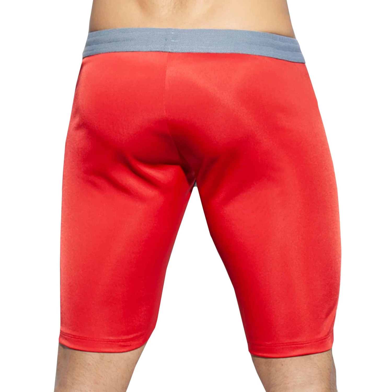 Short Cycliste Sportive Marine - Rouge – Image 2
