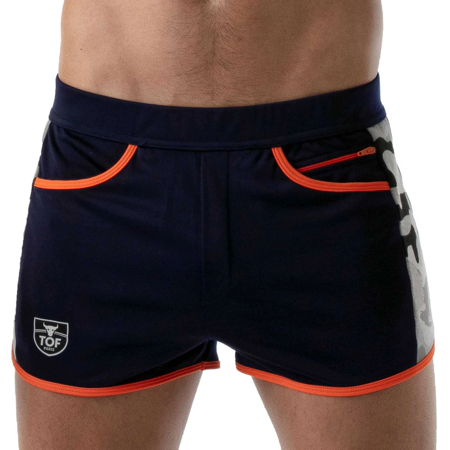 Short Gym Camo Bleu Marine