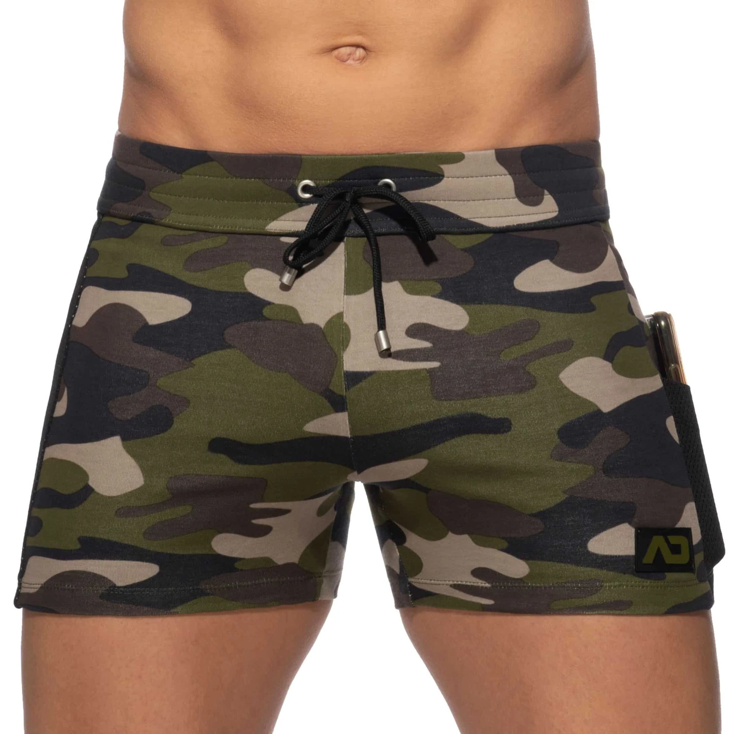 Short Pocket Sport Coton Camouflage