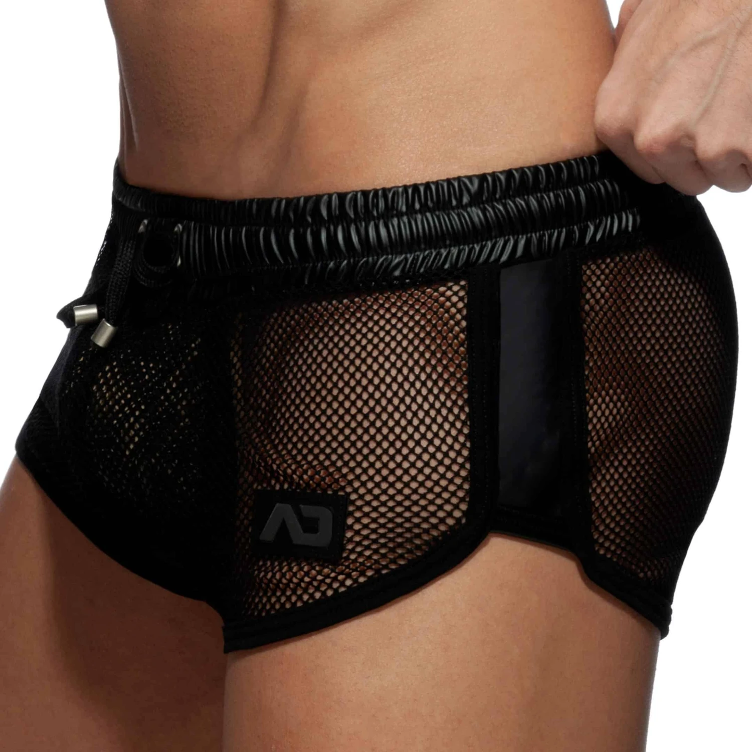 Short Rocky C-Through Mesh Noir