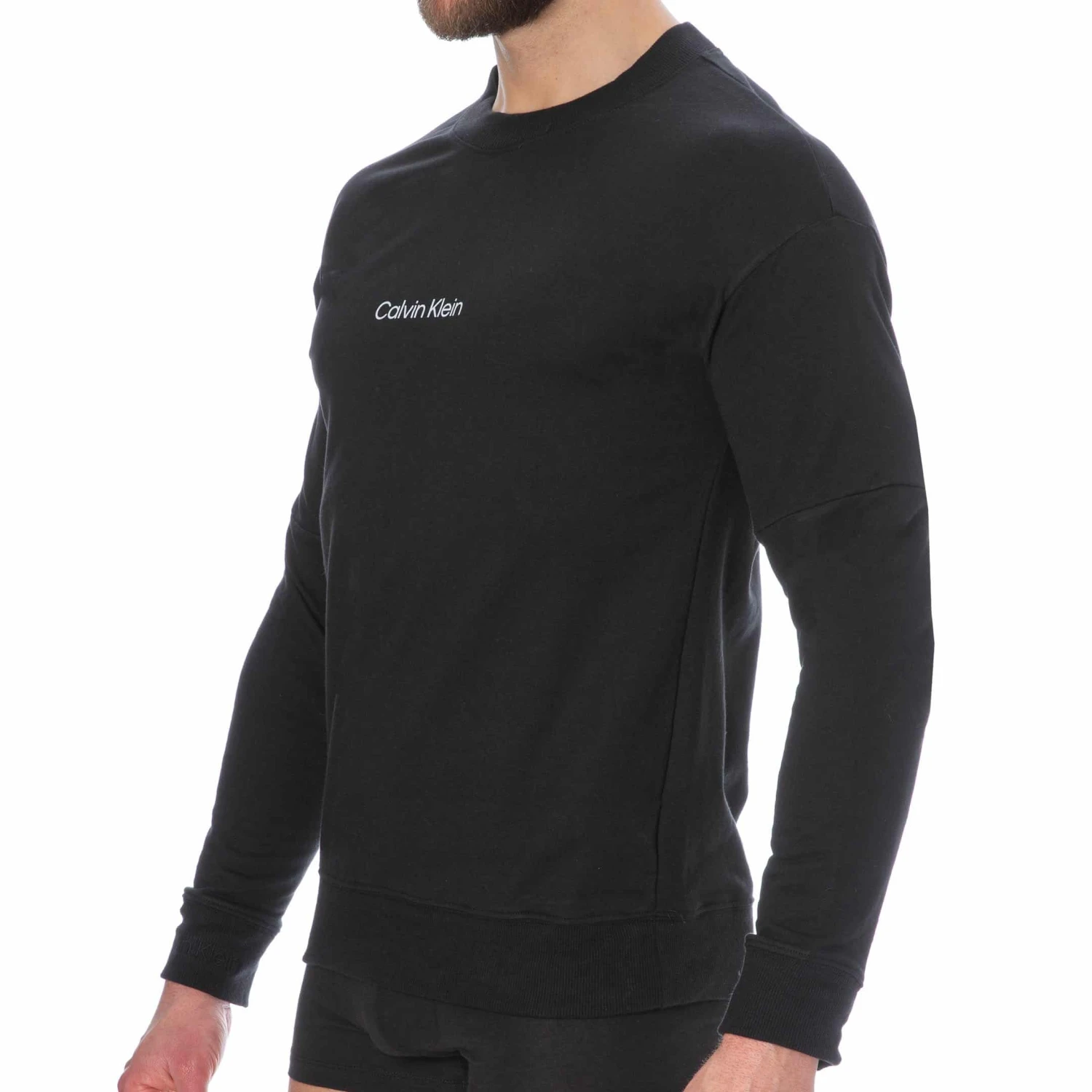 Sweat-Shirt Modern Structure Noir
