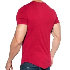 T-Shirt Chains Shield Rouge Grenat