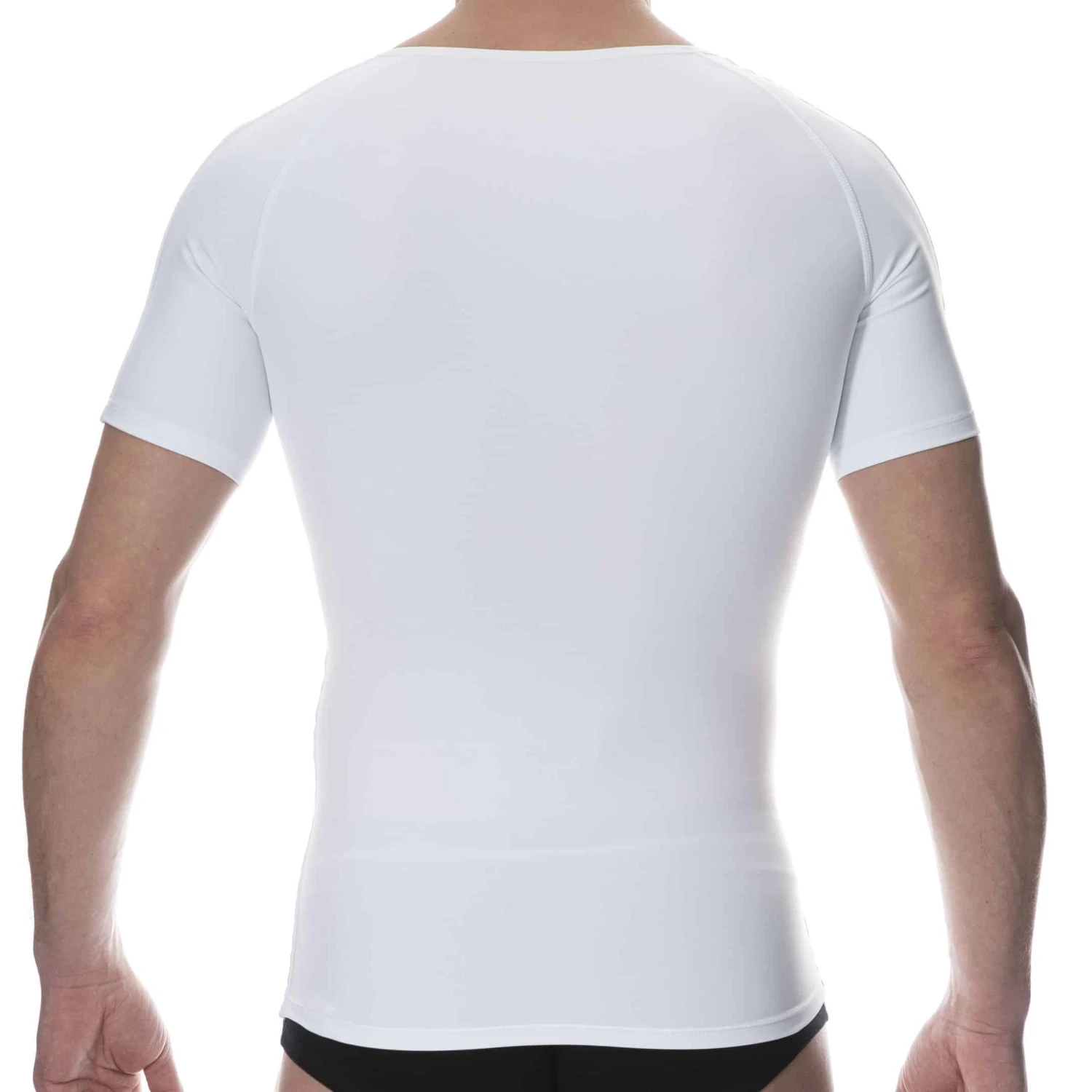 T-Shirt Compression Ferme Blanc – Image 5