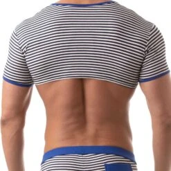 T-Shirt Crop Sailor Noir