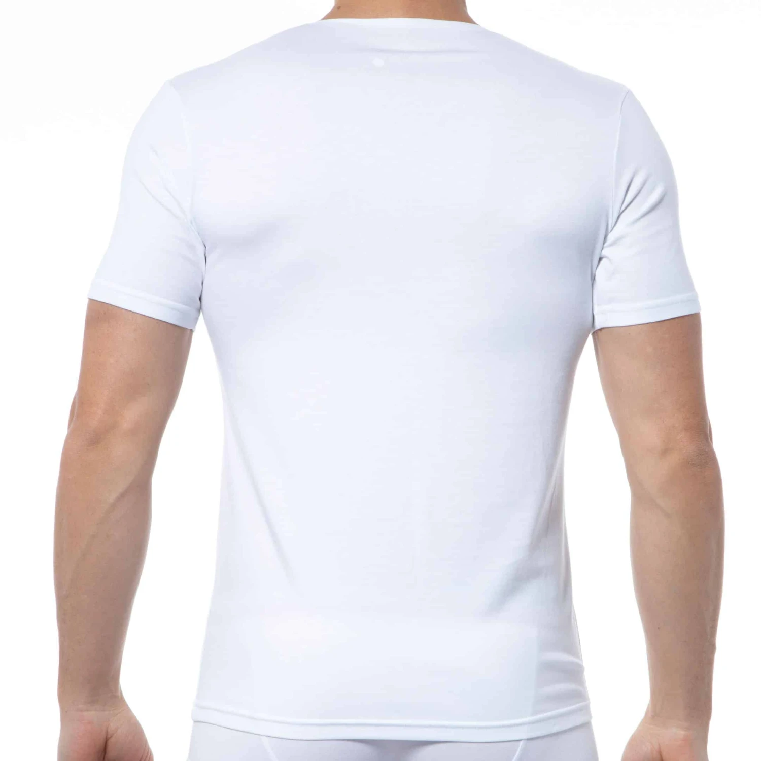 T-Shirt Essential Col V Noir â Image 2