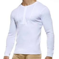 T-shirt Manches Longues Coton Bio Blanc