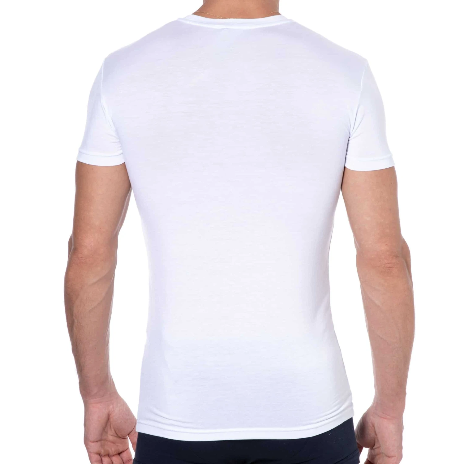 T-Shirt Soft Touch Bamboo Viscose Blanc â Image 2