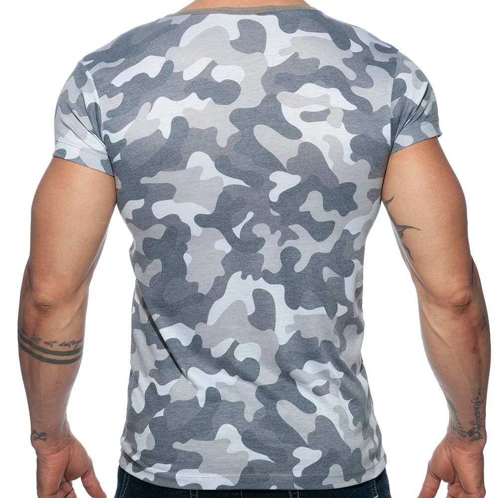 T-Shirt Washed Camo Gris â Image 2