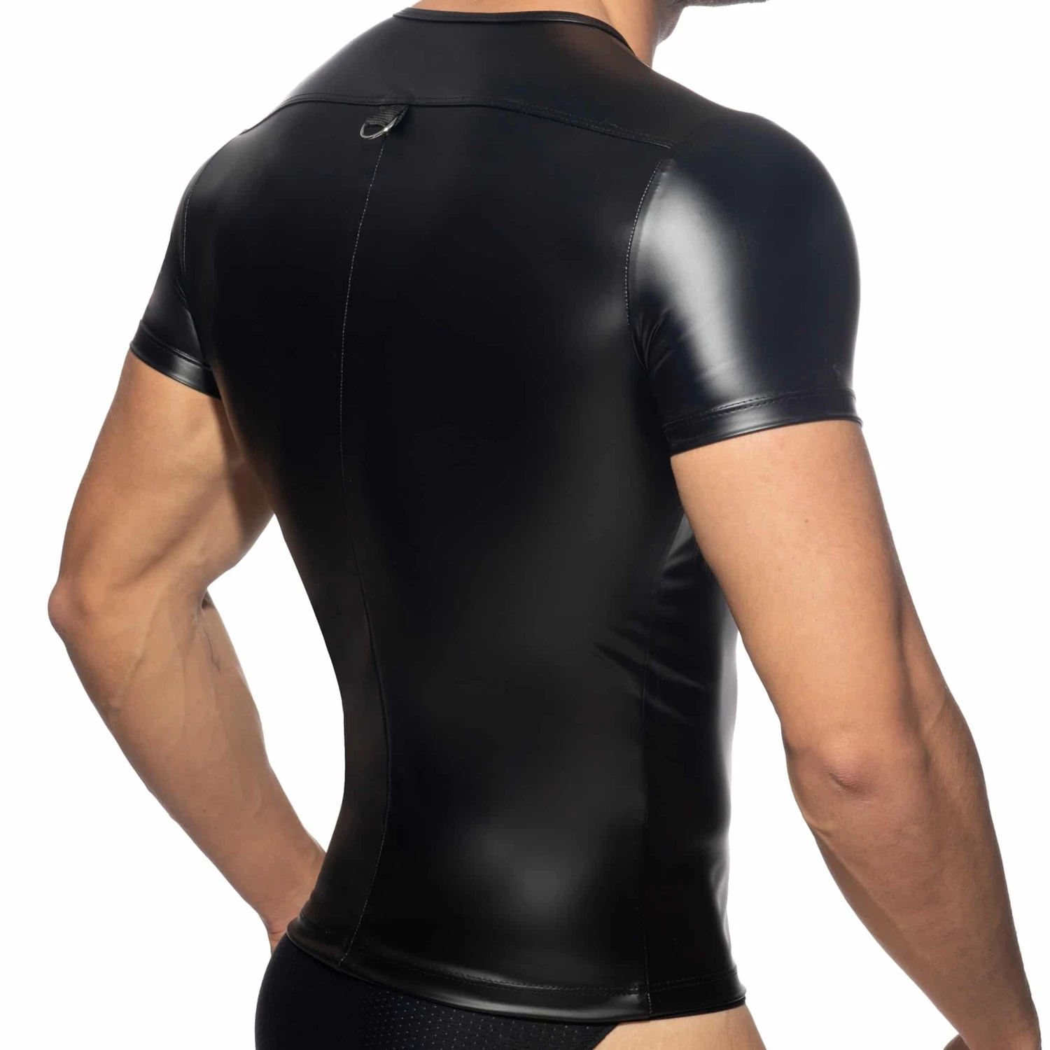 T-Shirt Zip Fetish Noir â Image 2