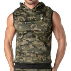 Veste à Capuche Militaire Camouflage