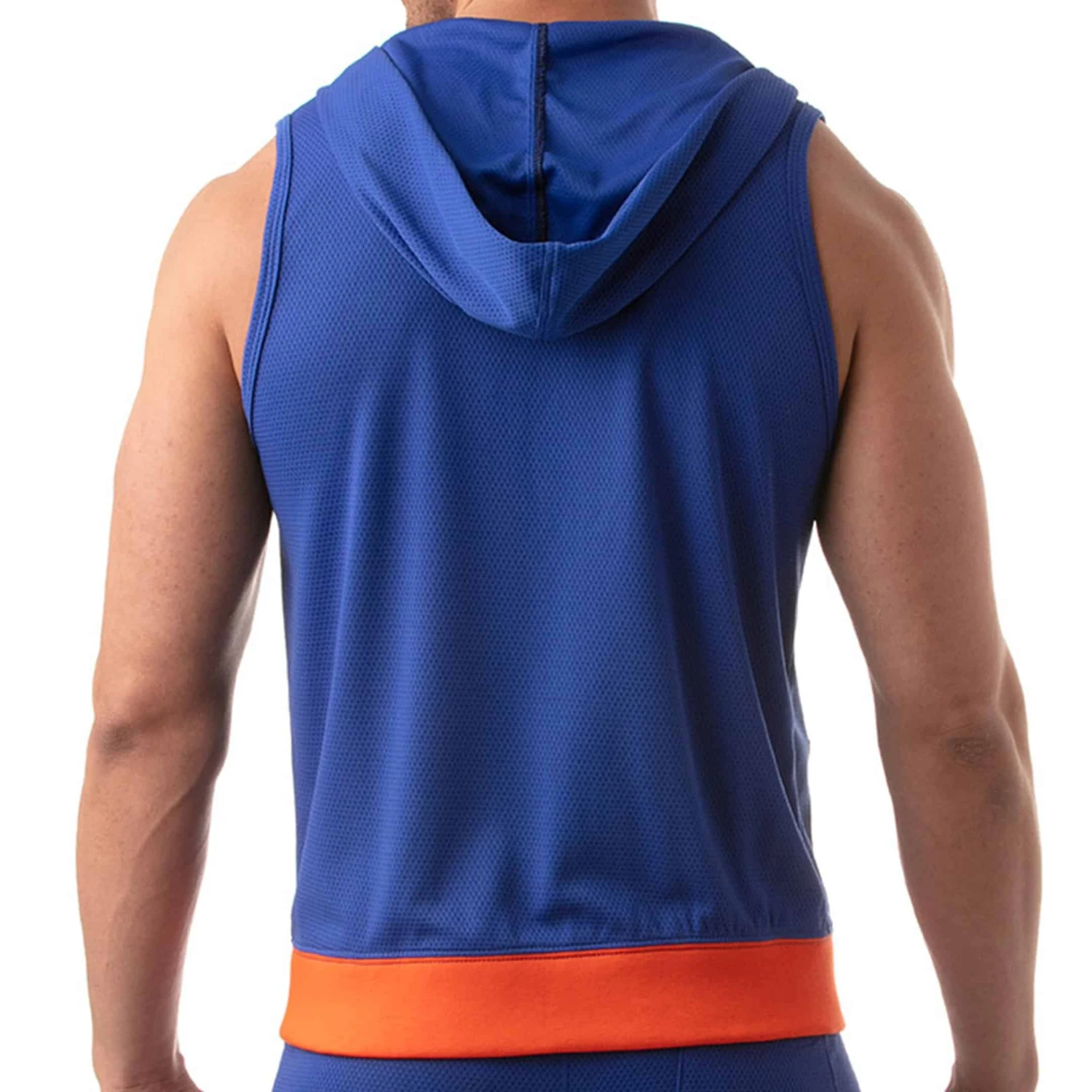 Veste Athletic Hoody Mesh Bleu Roi â Image 2