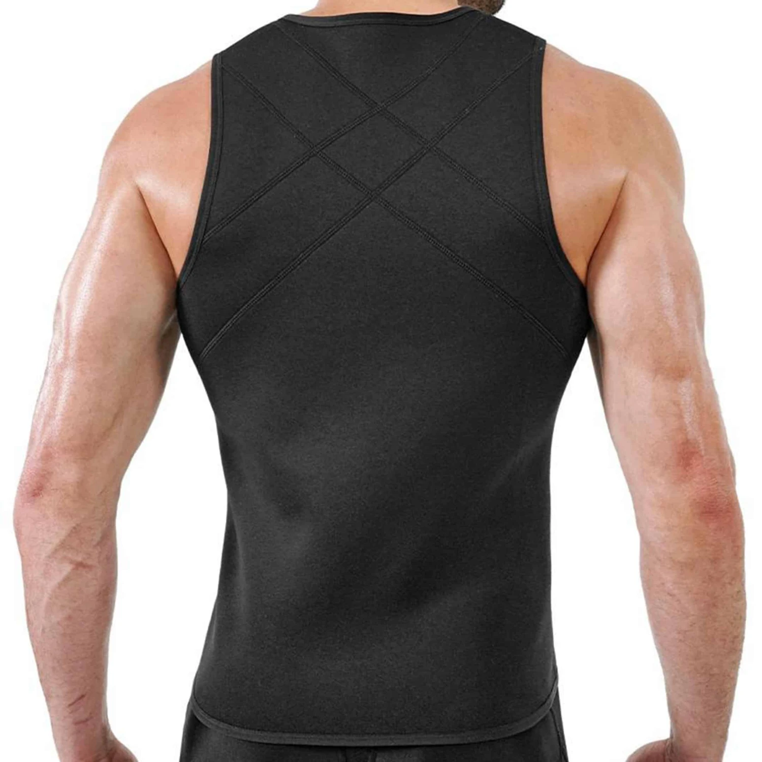 Veste De Compression Workout Noire â Image 2