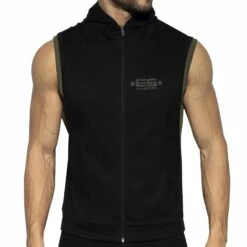 Veste Sport à Capuche First Class Noire