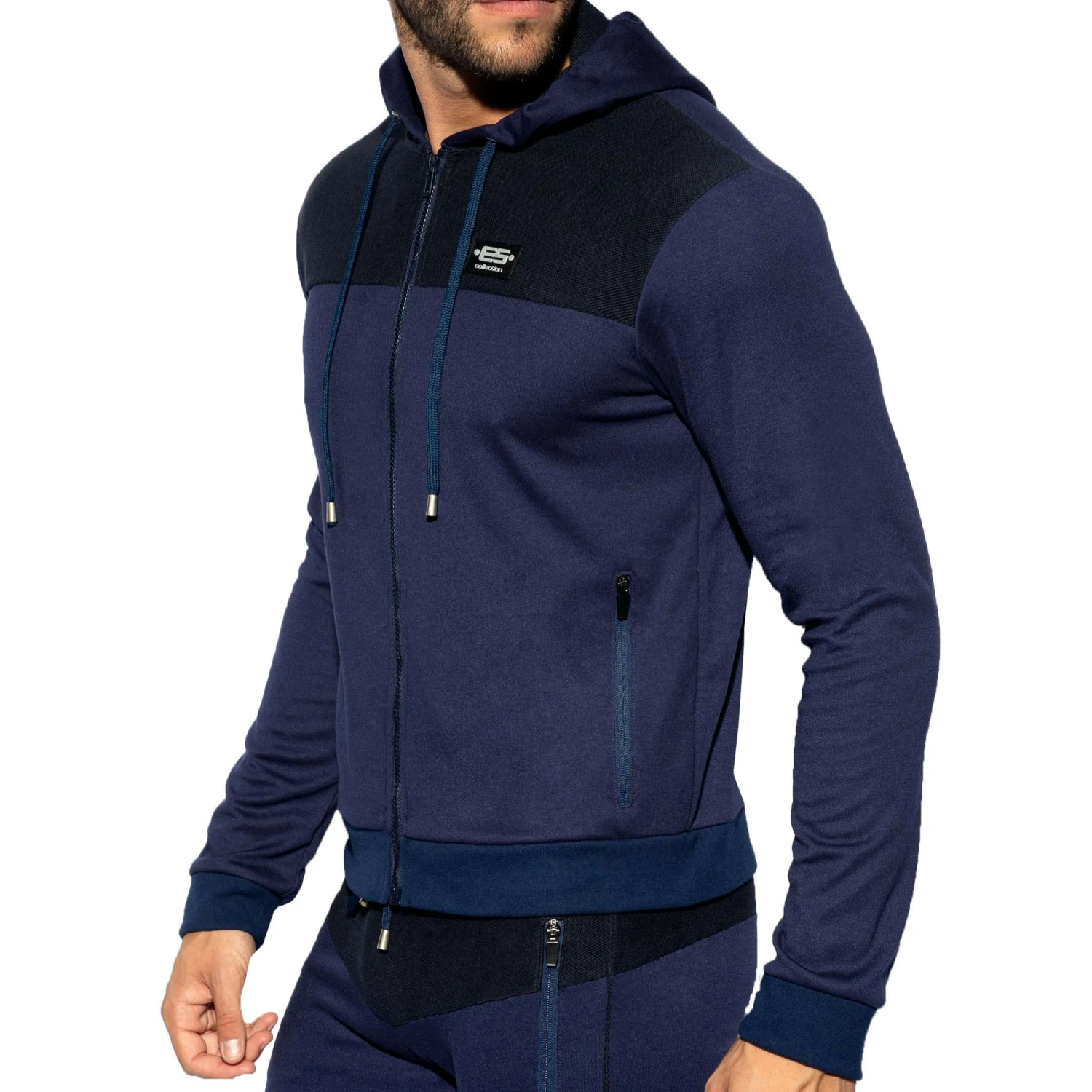 Veste Sport Combi Bleu Marine – Image 2